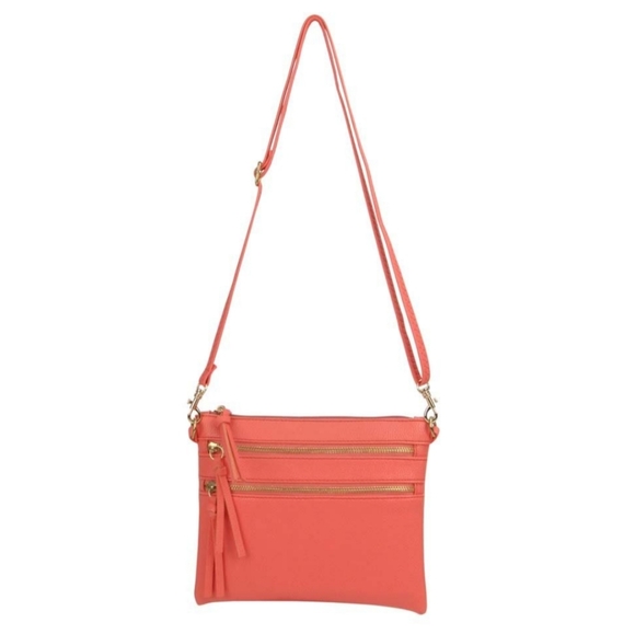 AR New York Compact Cross-body with Tassel Zipper•New W/Tags - Picture 1 of 9
